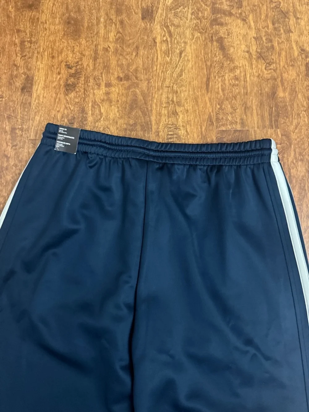 adidas Women’s Navy Joggers with White Side Stripes Size L - Picture 14 of 16